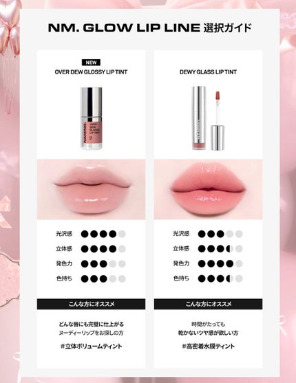 オーバーデューグロッシーリップティント 06 BURNT /NAMING./リップティントの画像