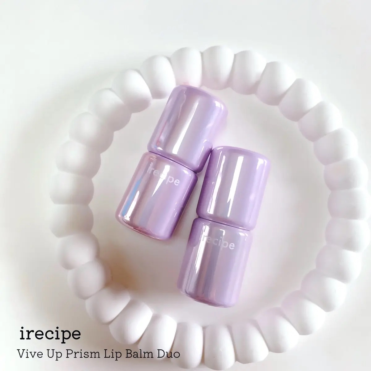 バイブアップライン リップバーム デュオセット/irecipe/メイクアップキットを使ったクチコミ（2枚目）