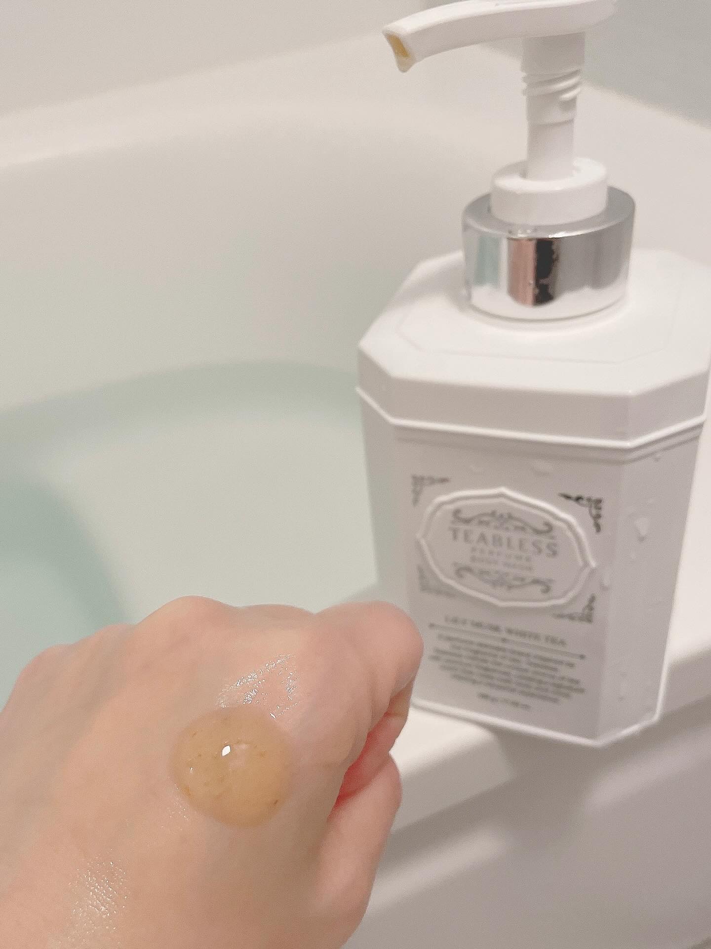 パヒュームヘア＆ボディミスト コットンブルーメロウティー/TEABLESS/ヘアミストを使ったクチコミ（3枚目）