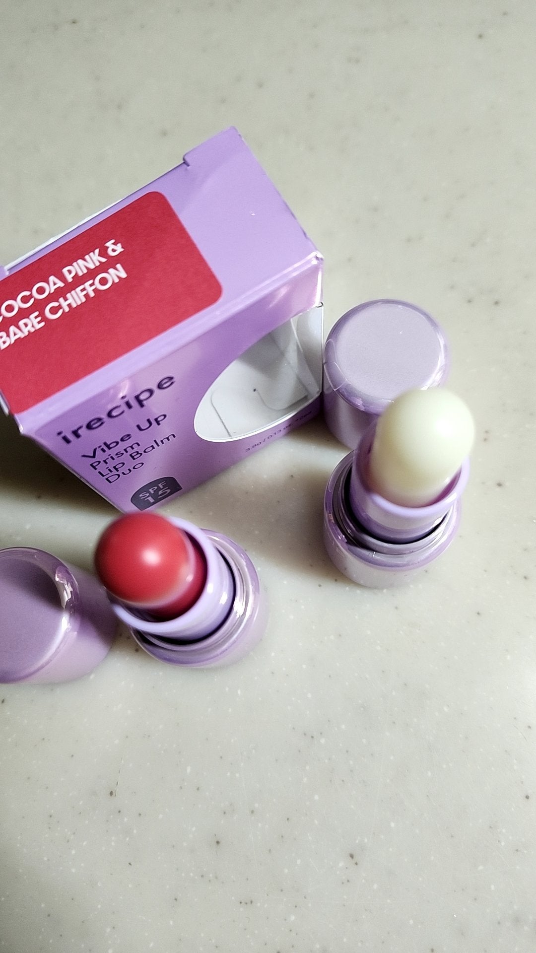 バイブアップライン リップバーム デュオセット/irecipe/メイクアップキットを使ったクチコミ(4枚目)