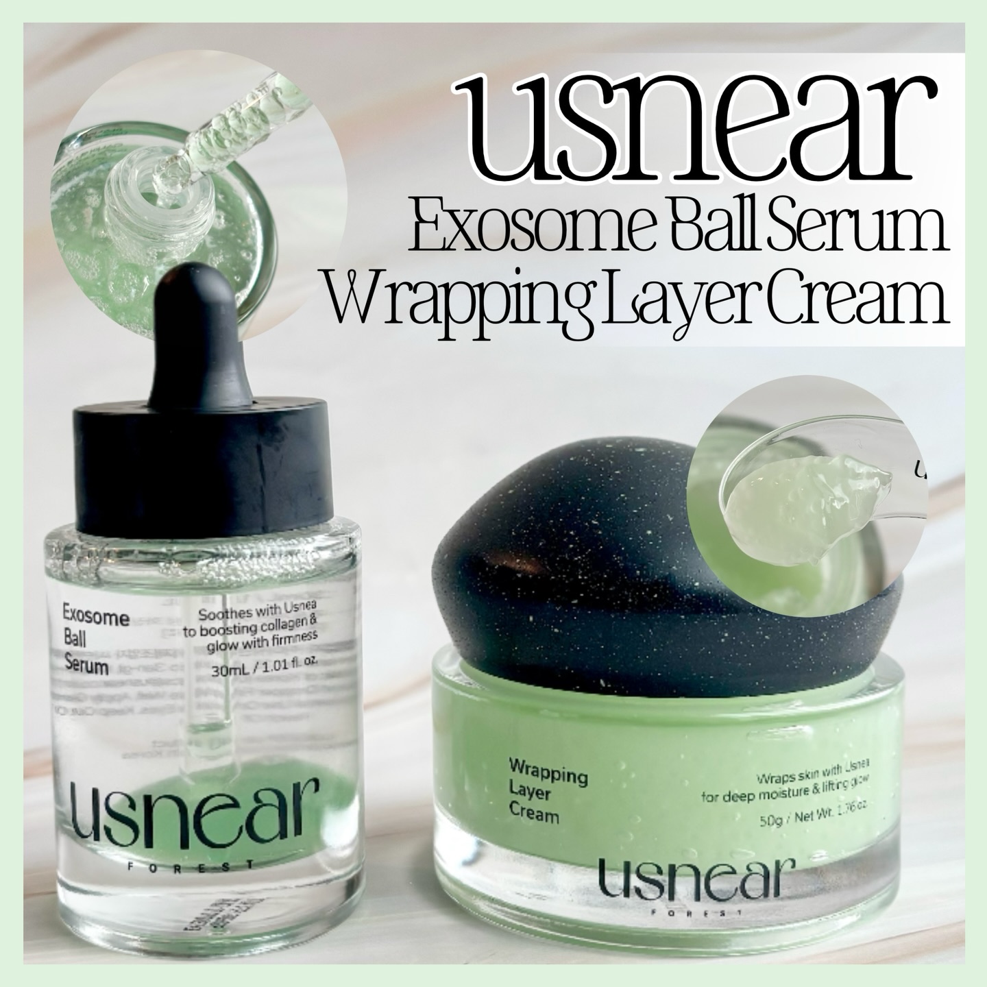 今回使用したアイテムはこちら💁‍♀️

𓊆 usnear 𓊇

❏ ウスネア エクソソーム ボールセラム
❏ ウスネア ラッピングレイヤークリーム

🌿ウスネア(松羅)🌿
松の木に付着し成長する地衣類
空気のキレイな森林に生息する