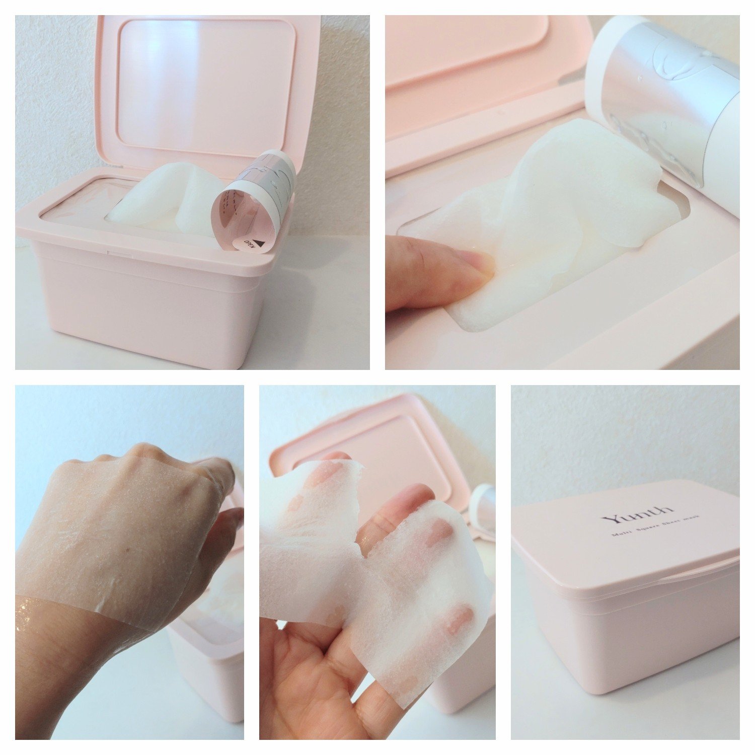 マルチスクエアシートマスク/Yunth/シートマスク・パックを使ったクチコミ（2枚目）