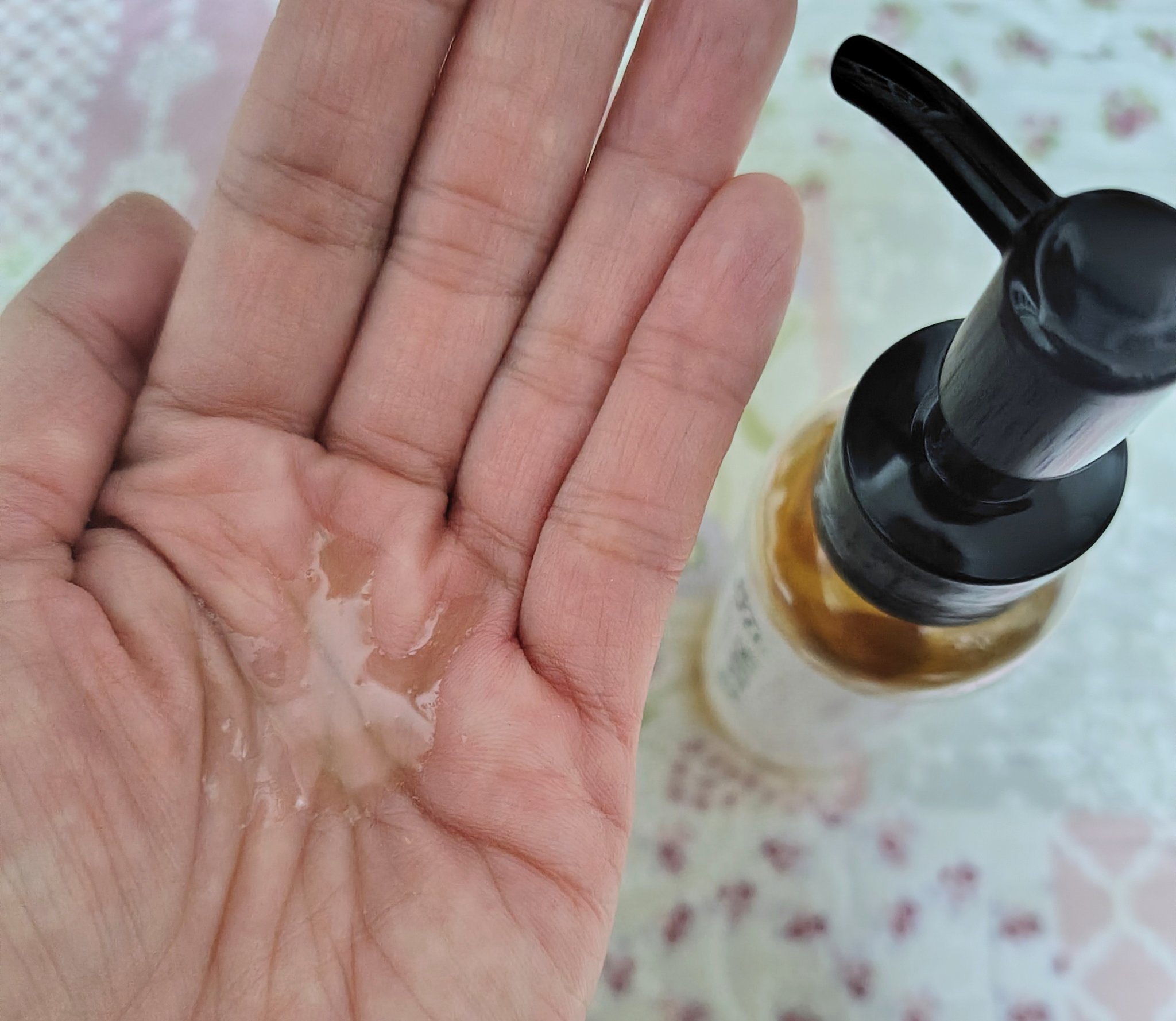 87saku ハナサク シルキーリペア ヘアオイル/87saku/ヘアオイルを使ったクチコミ（3枚目）