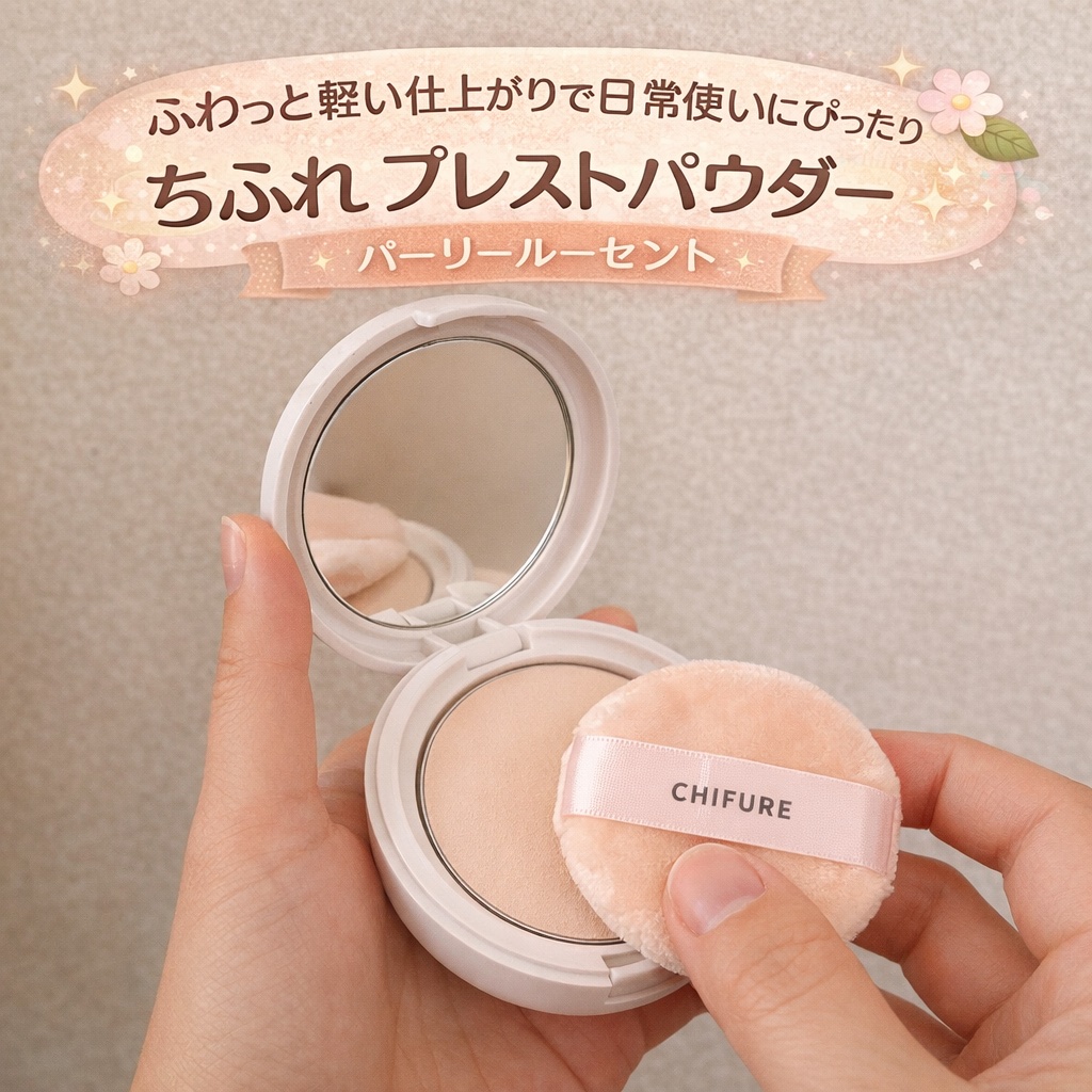 プレスト パウダー/ちふれ/プレストパウダーを使ったクチコミ（1枚目）