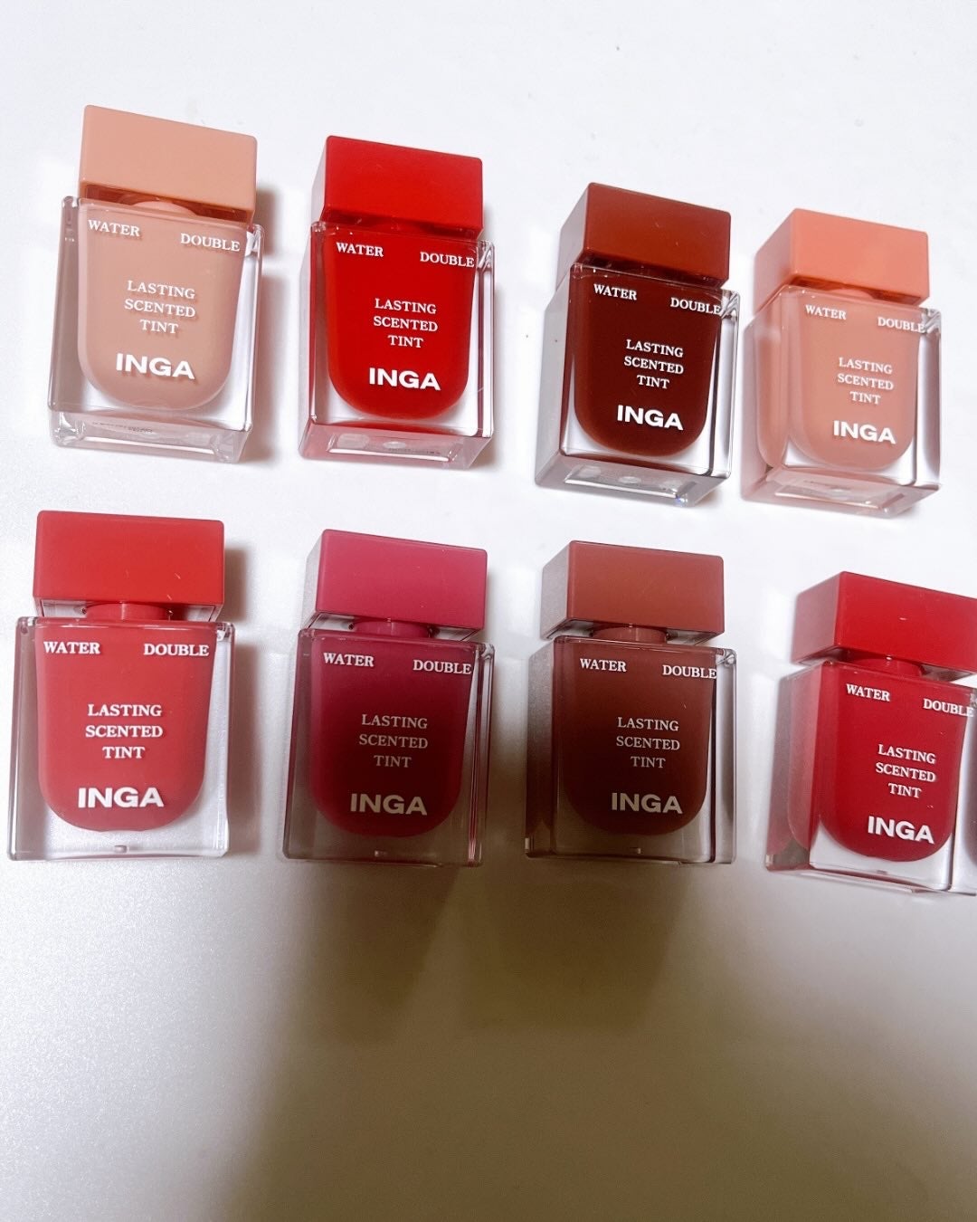 ひとりコスメ部 フォロバ100 on LIPS 「INGAの新作ティントリップ💓ウォーターダブルラスティングセン..」(2枚目)