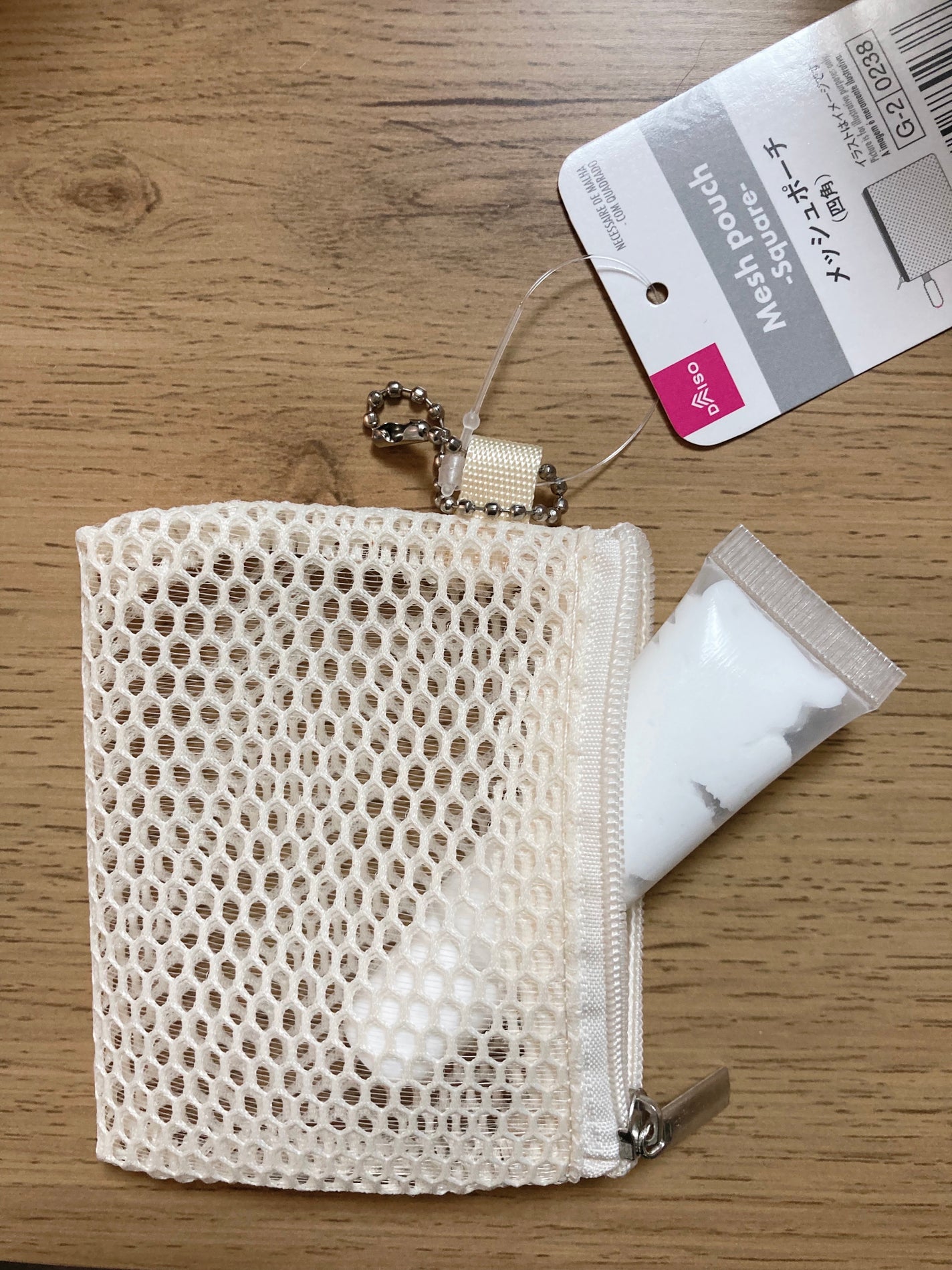 メッシュポーチ(丸)/DAISO/その他を使ったクチコミ(2枚目)