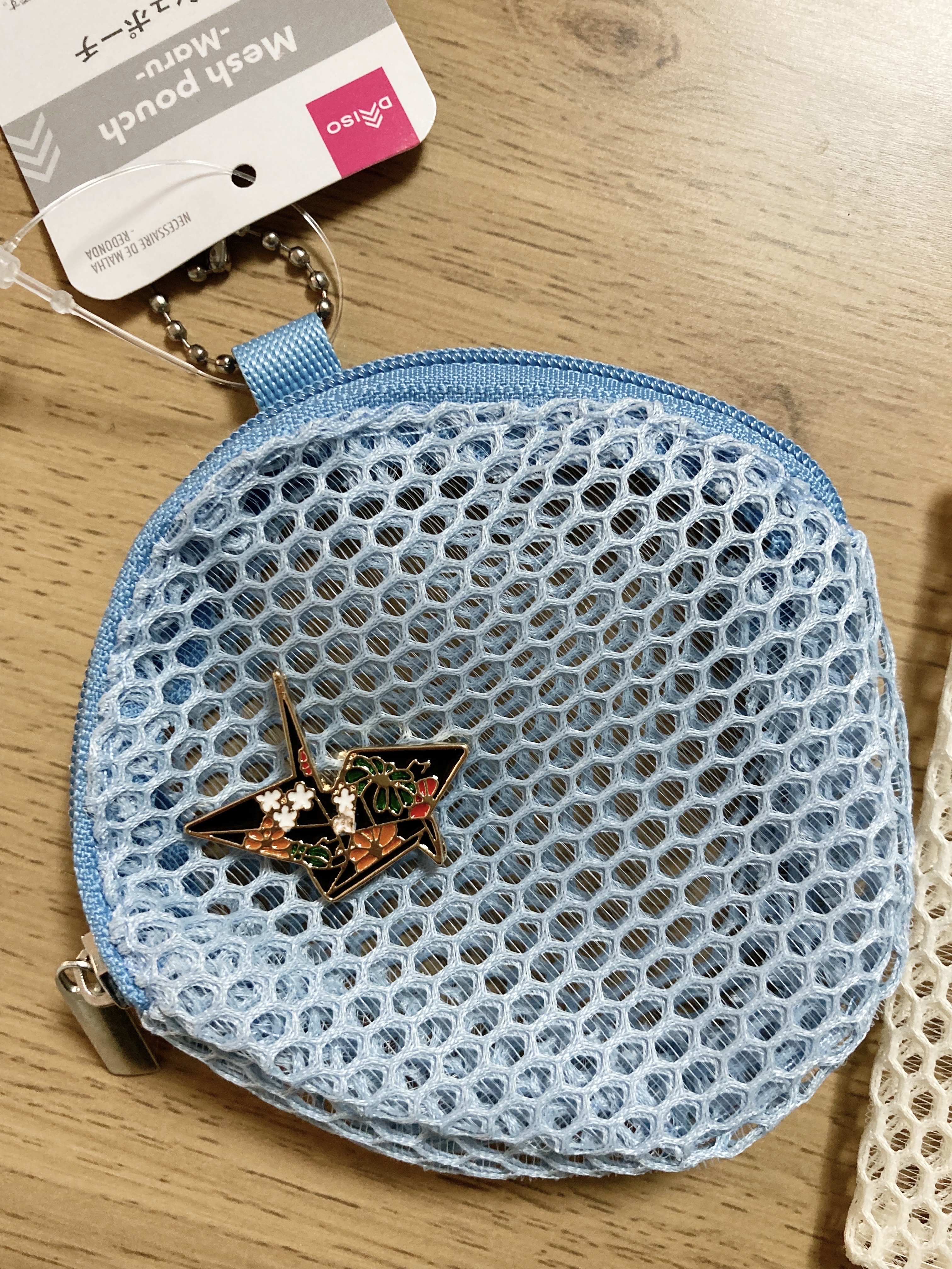 メッシュポーチ（丸）/DAISO/その他を使ったクチコミ（3枚目）