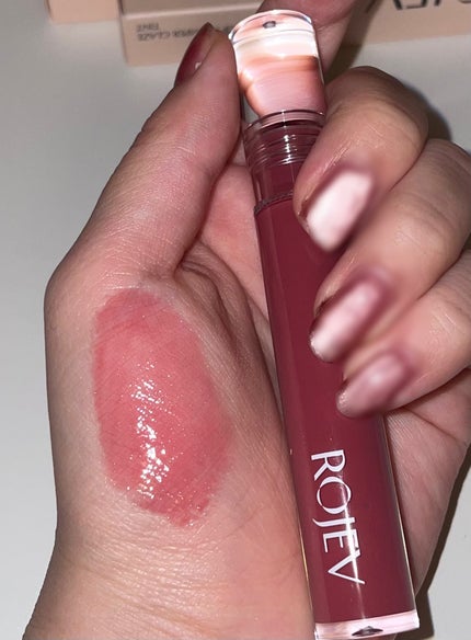 LIP PLUMPER GLAZE TINT/ROJEV/口紅を使ったクチコミ(2枚目)