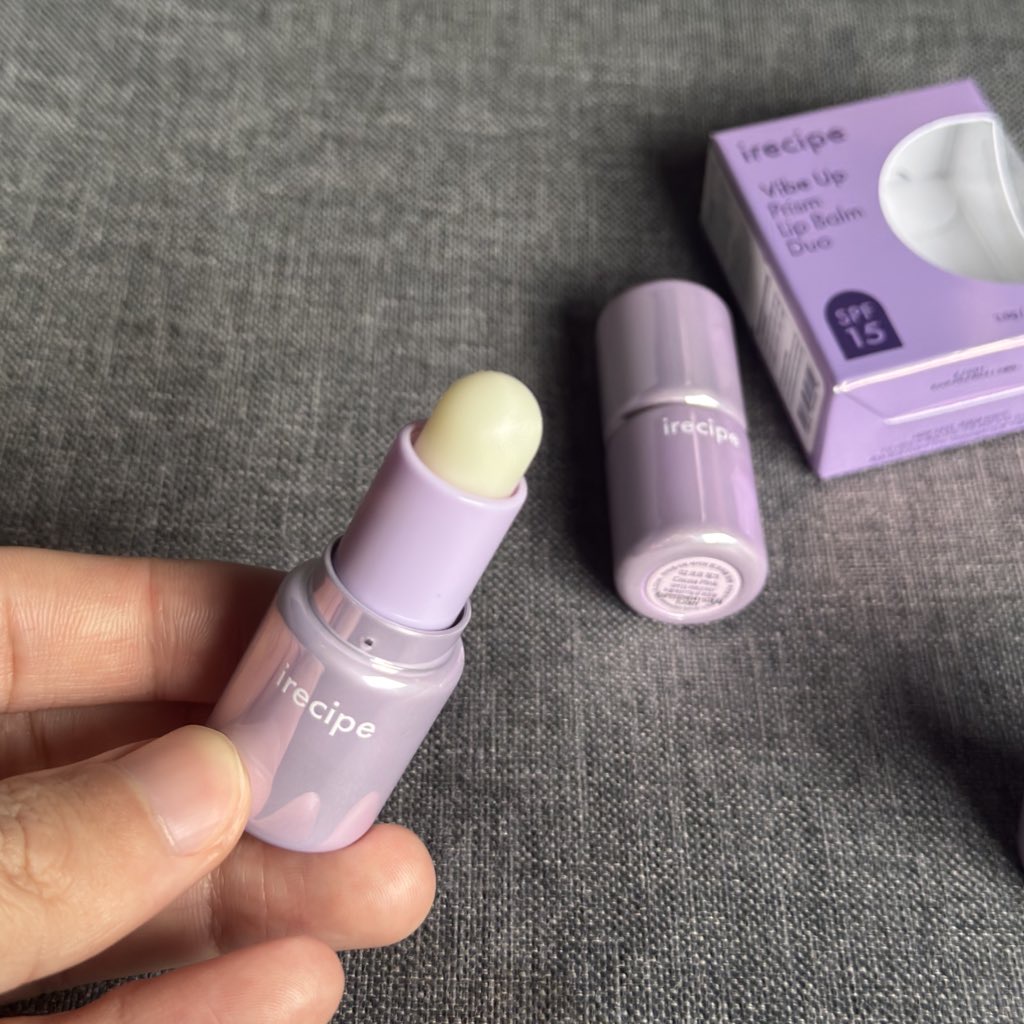 バイブアップライン リップバーム デュオセット/irecipe/メイクアップキットを使ったクチコミ（3枚目）