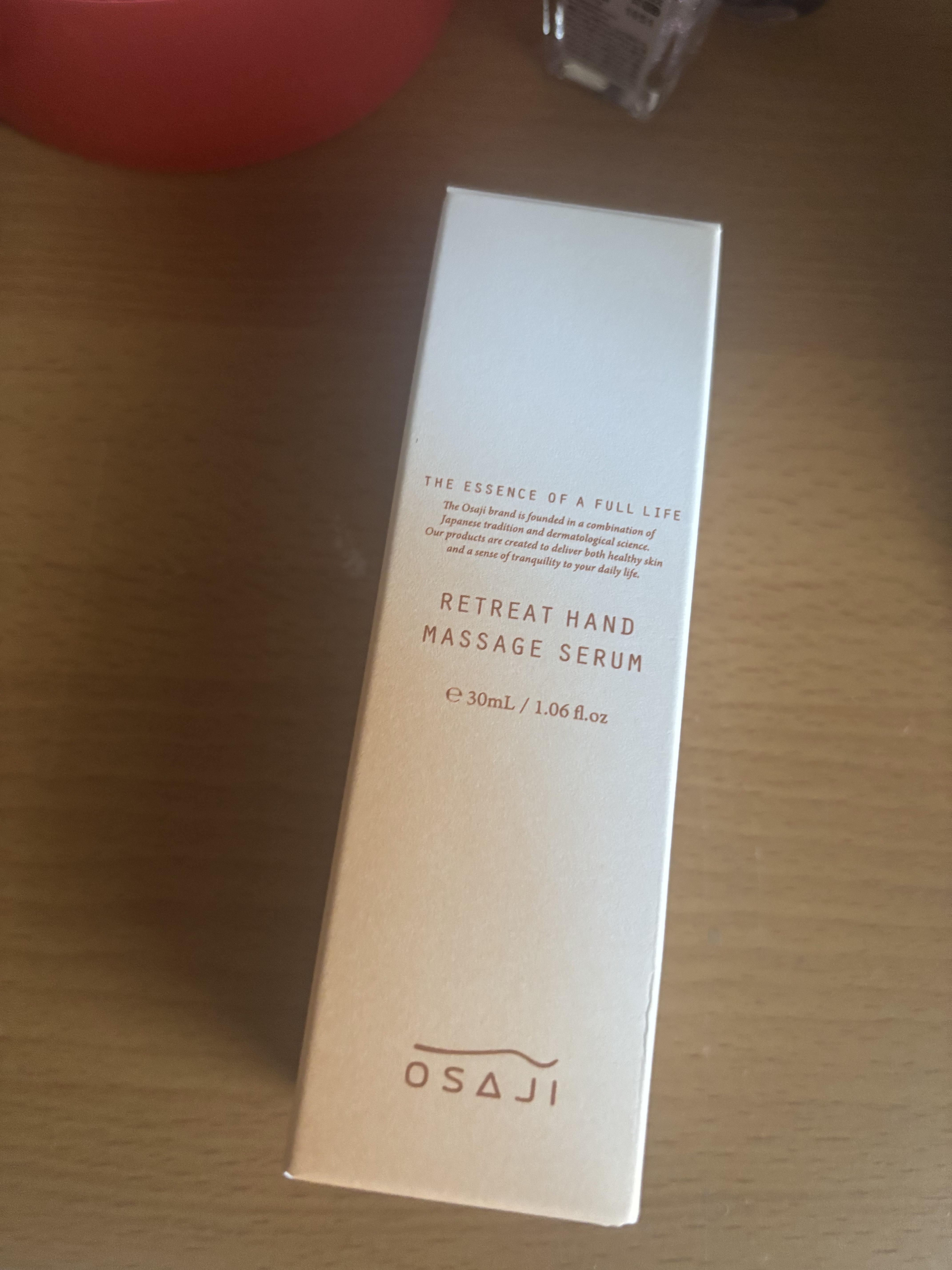 オサジ リトリート ハンド マッサージ セラム/OSAJI/ハンドクリームを使ったクチコミ（1枚目）