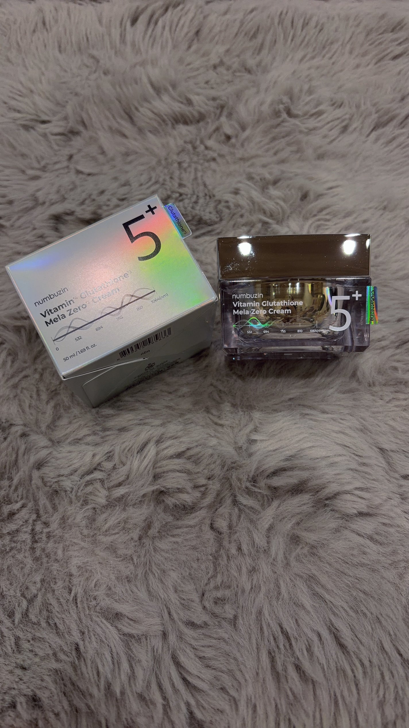 5番 白玉グルタチオンCメラゼロクリーム/numbuzin/フェイスクリームを使ったクチコミ(1枚目)