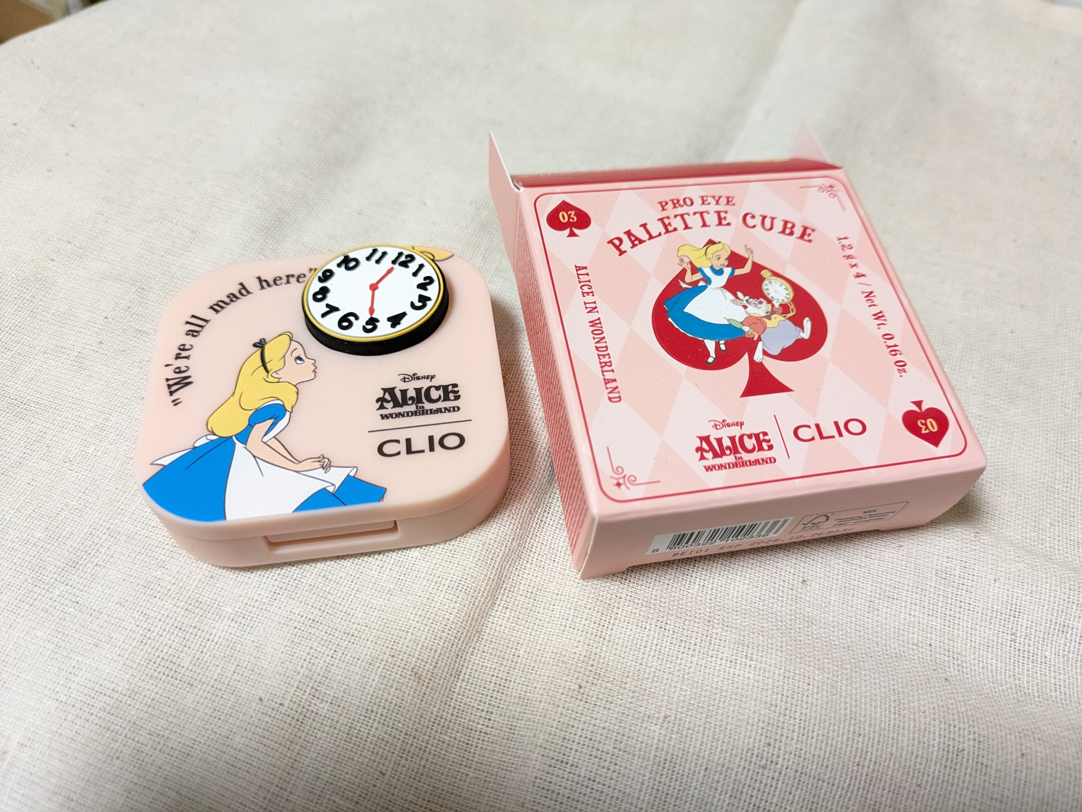 プロアイパレットキューブ 03 ALICE IN WONDERLAND/CLIO/アイシャドウパレットを使ったクチコミ（1枚目）