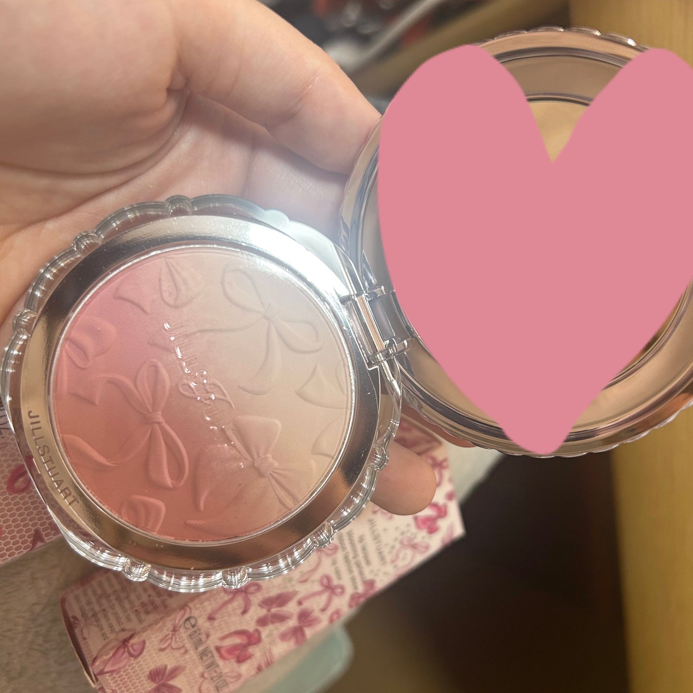 ジルスチュアート パステルペタル ブラッシュ/JILL STUART/パウダーチークを使ったクチコミ(1枚目)