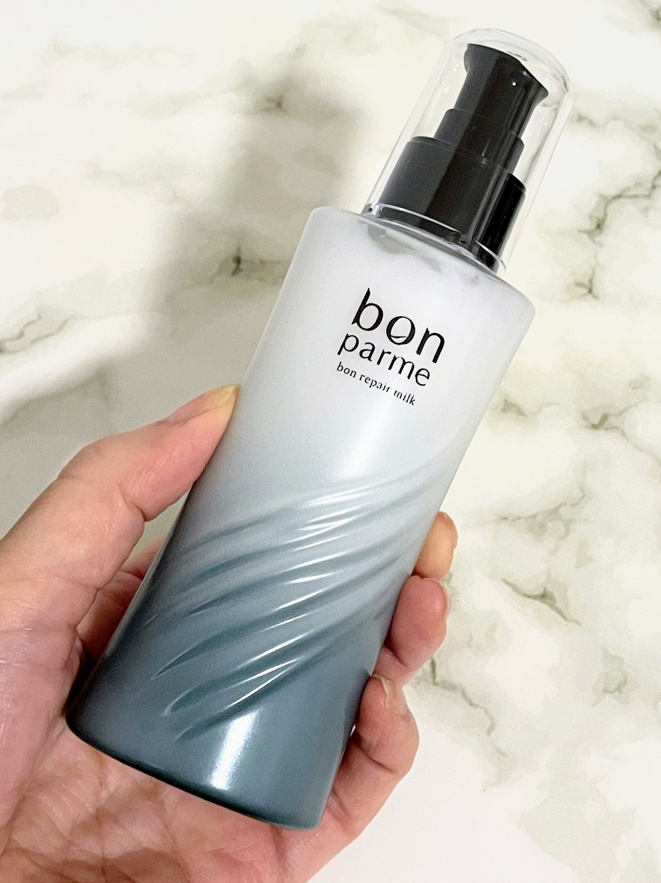 ボンリペアミルク/bonparme/ヘアミルクを使ったクチコミ（2枚目）