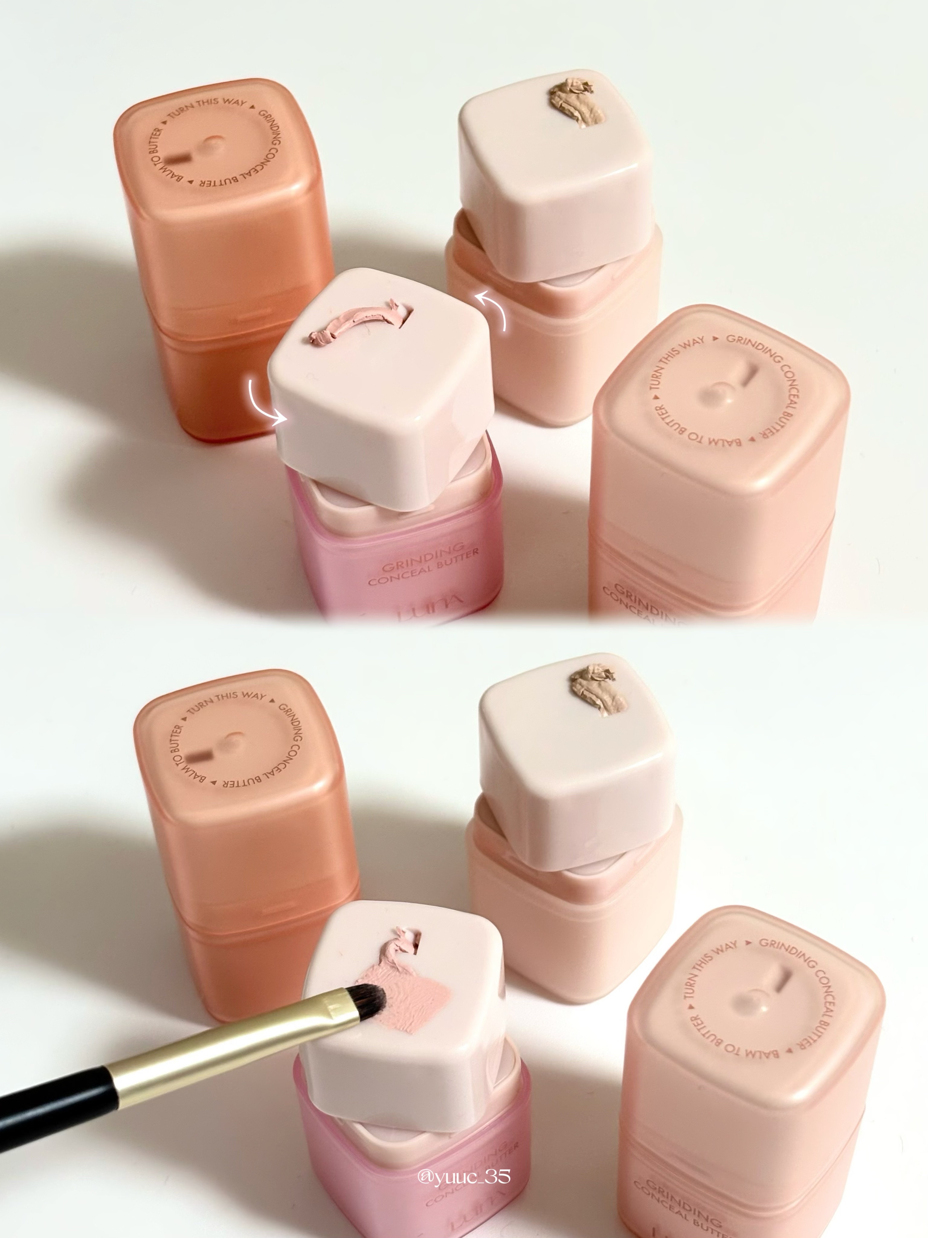 グラインディングコンシールバター/LUNA/クリームコンシーラーを使ったクチコミ（3枚目）