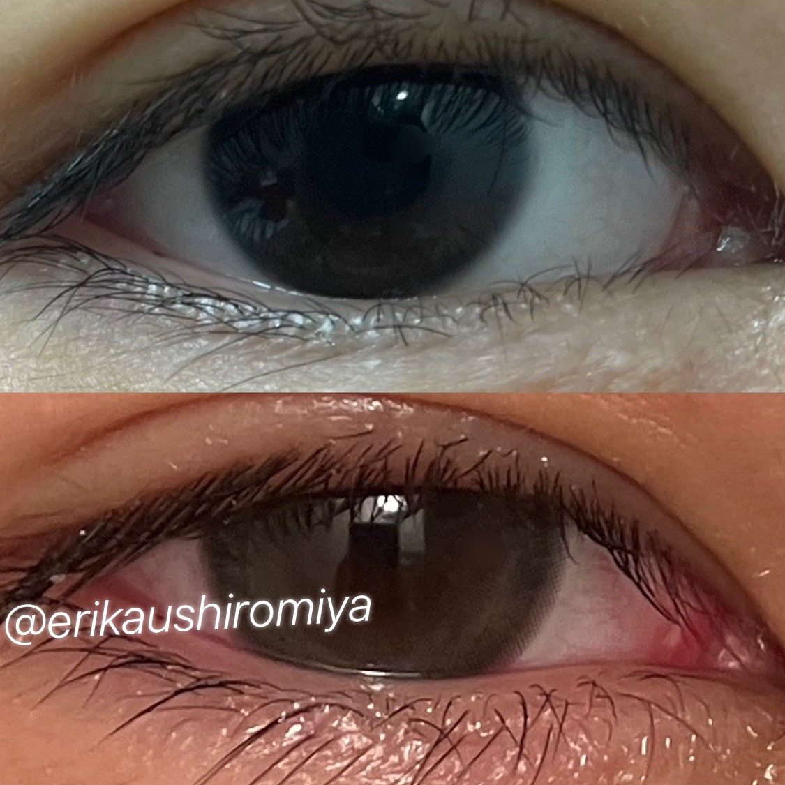 Chu's me monthly ミューテッドグレージュ/Chu's me/１ヶ月（１MONTH）カラコンを使ったクチコミ（2枚目）