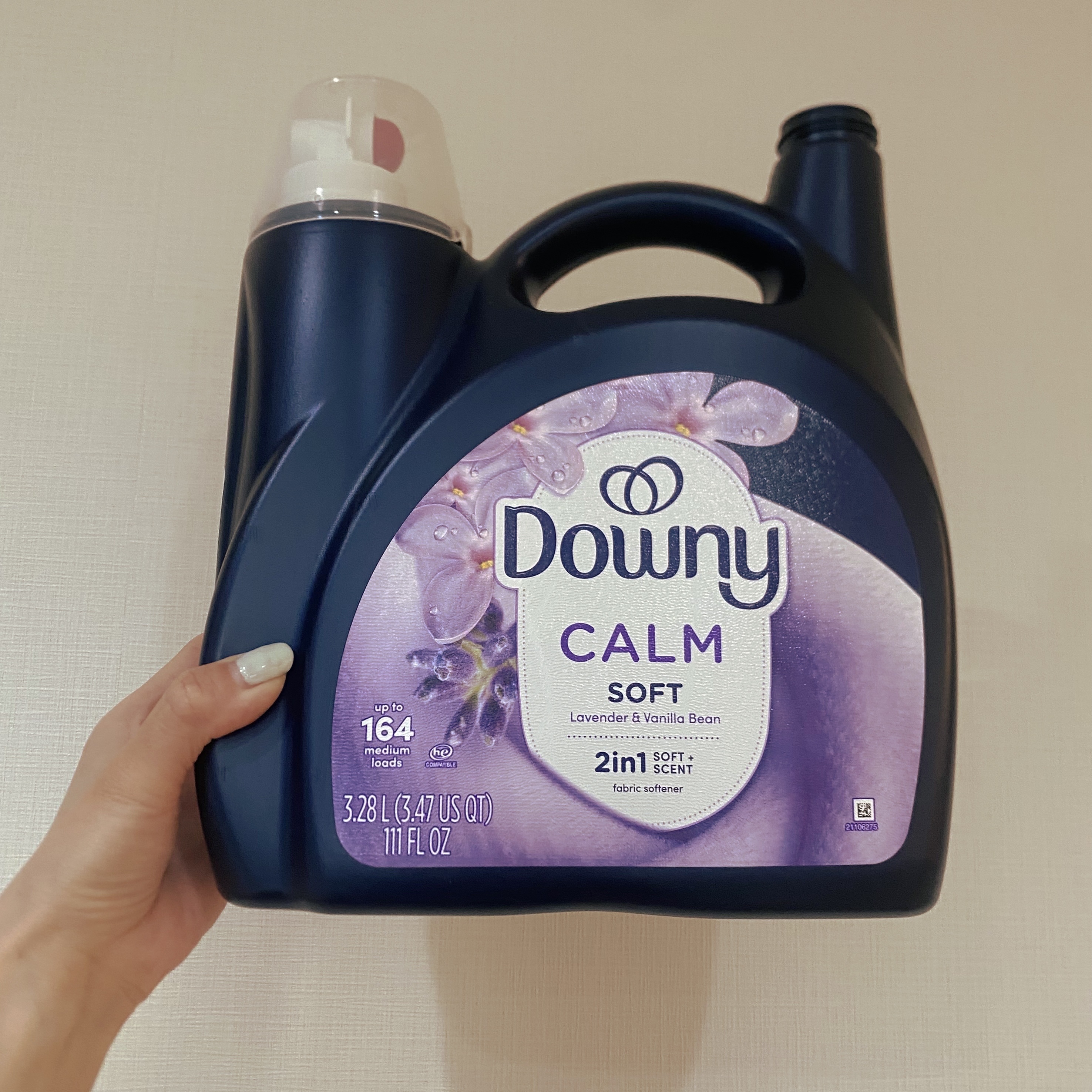 ダウニー インフュージョン カーム／ラベンダー＆バニラビーン/ダウニー/柔軟剤を使ったクチコミ（1枚目）