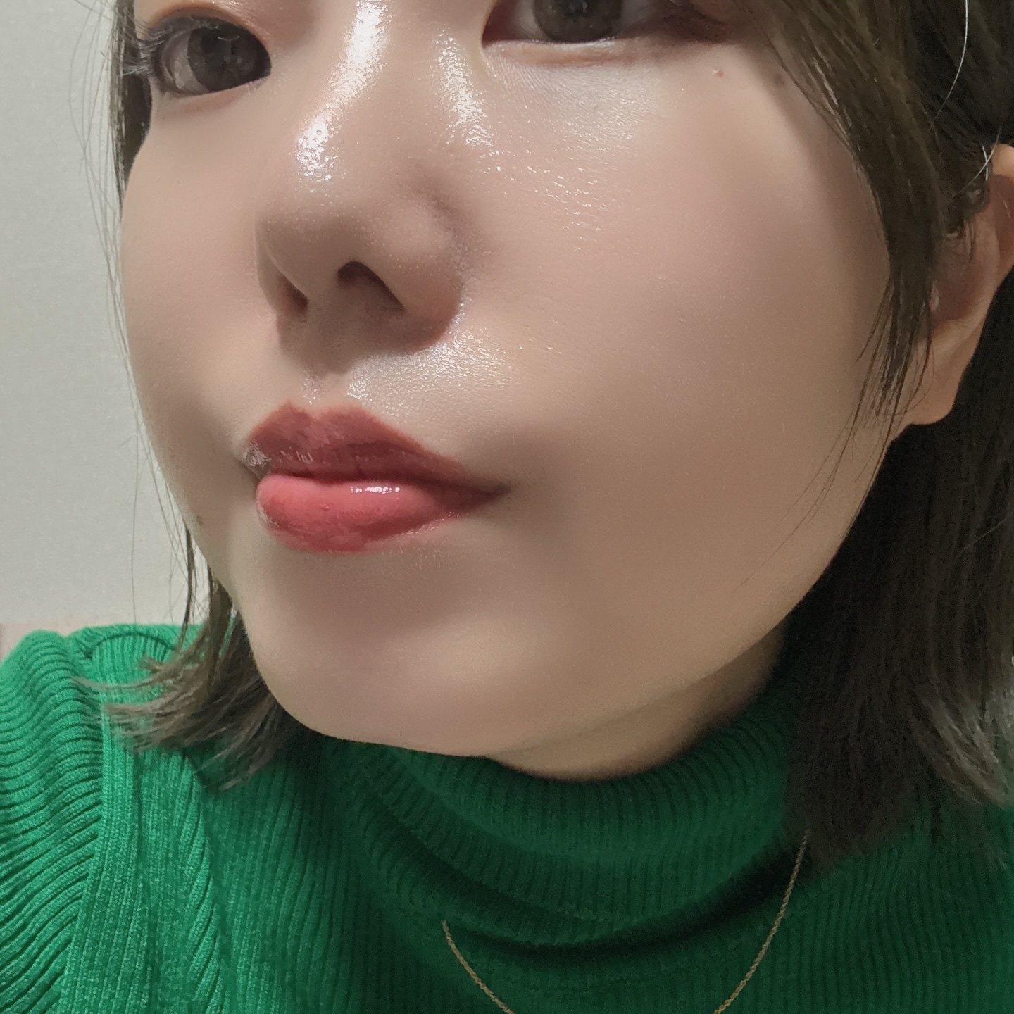 キャンドルライトジュレティント/LoNLy /リップティントを使ったクチコミ（3枚目）