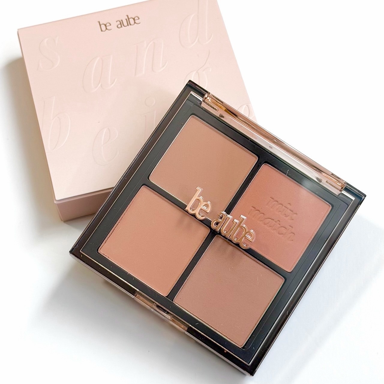 ミックスマッチチークパレット/be aube/パウダーチークを使ったクチコミ（1枚目）