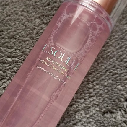 モイスチャライジング ミラクル ミストトナー/L.SOULLE/ミスト状化粧水を使ったクチコミ(3枚目)