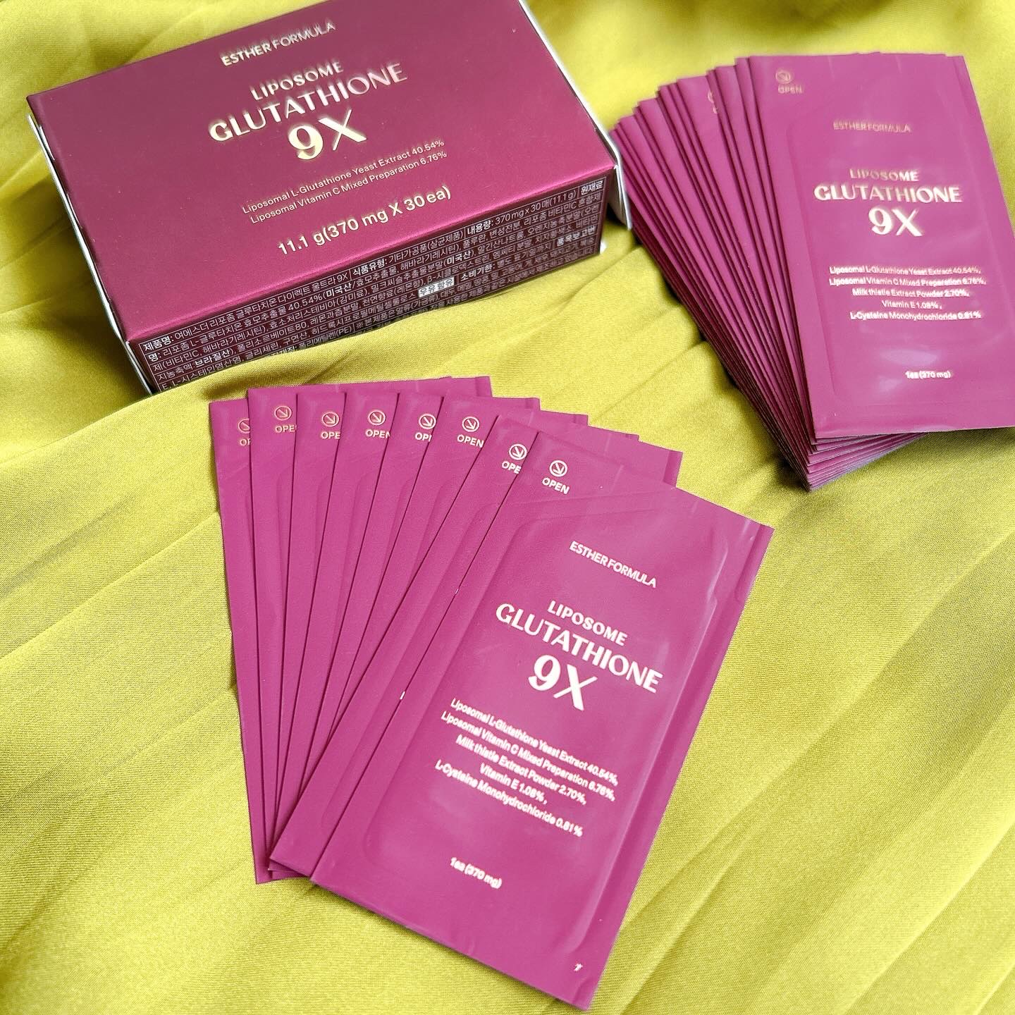 Lyuh Esther Liposome Glutathione Direct Ultra 9X/ESTHER FORMULA/美容サプリメントを使ったクチコミ（1枚目）