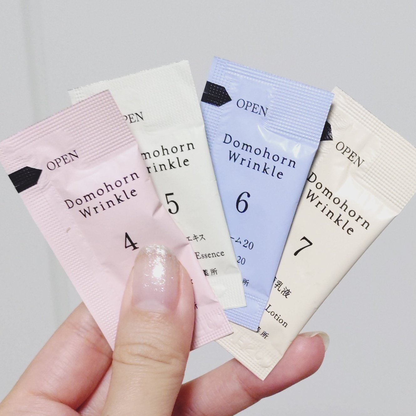 ドモホルンリンクル 基本４点セットのクチコミ「■ドモホルンリンクル
基本の4点セット


サンプルをいただきました。
偶然にも2日間で旧処方.....」（2枚目）