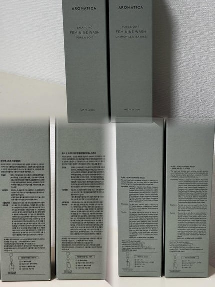ピュア&ソフトデリケートゾーンソープカモミール&ティーツリー/AROMATICA/デリケートゾーンケアを使ったクチコミ(2枚目)
