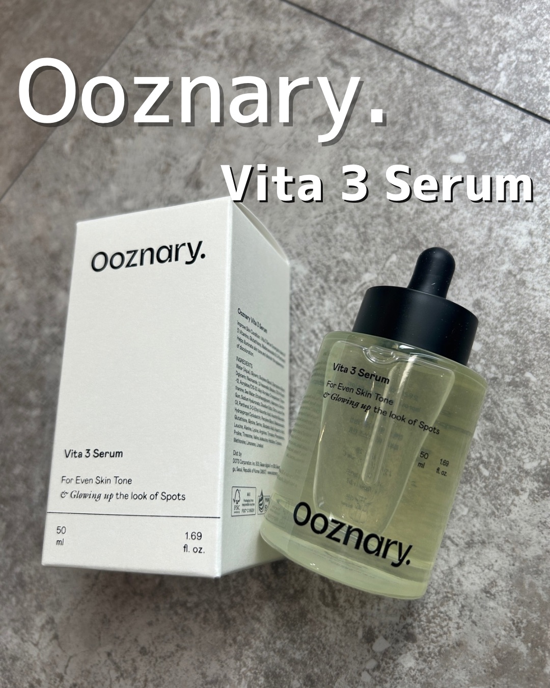 ビタ3セラム/オーズナリー/美容液を使ったクチコミ（1枚目）