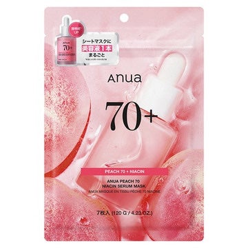 桃70%ナイアシンシートマスク/Anua/シートマスク・パックを使ったクチコミ(1枚目)