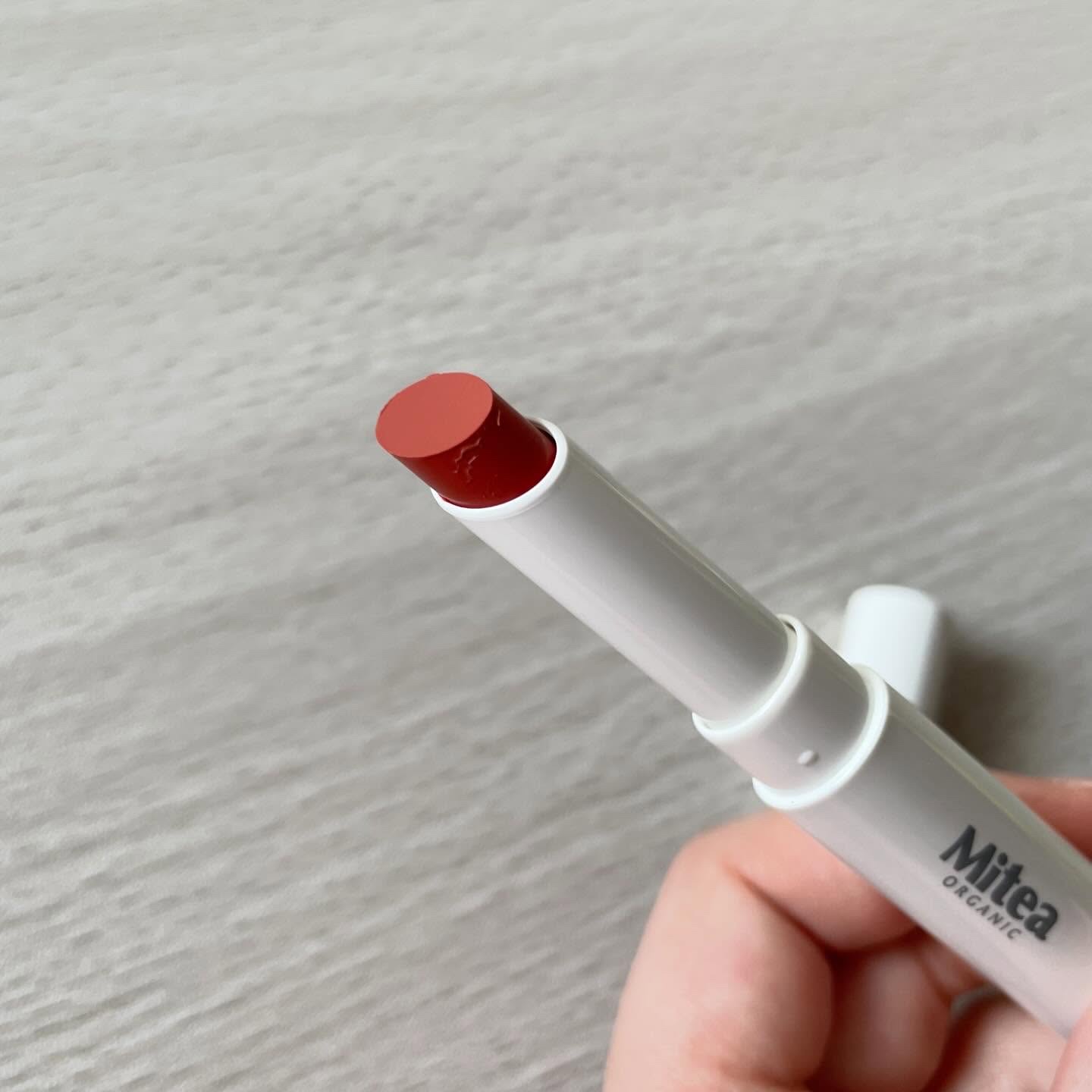 セラムオイルリップスティック /ミティア オーガニック/口紅を使ったクチコミ（2枚目）