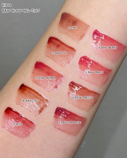 ロウグロウジェルティント/hince/リップティントを使ったクチコミ(4枚目)