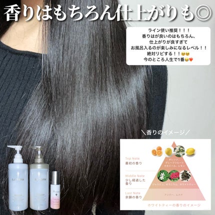 プレミオール ヘア エッセンス ホワイトティーの香り/ラサーナ/ヘアオイルを使ったクチコミ(5枚目)