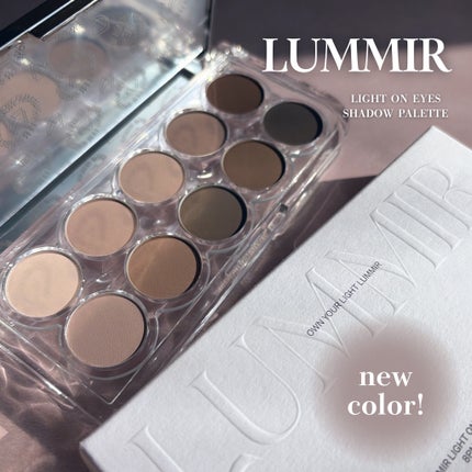 ライト オン アイズ シャドウ パレット/Lummir/アイシャドウパレットを使ったクチコミ(1枚目)