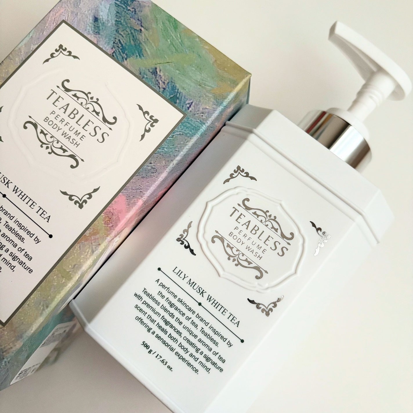 パフュームボディソープ リリィムスクホワイトティー/TEABLESS/ボディソープを使ったクチコミ(4枚目)