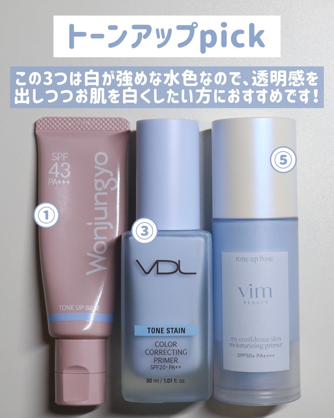 トーンアップカラープライマー /Ririmew/化粧下地を使ったクチコミ(6枚目)