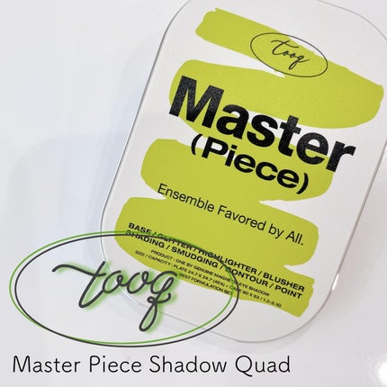 ワンバイジェニュインマグネティックアイシャドウ 4色パレット/Tooq/アイシャドウパレットを使ったクチコミ(1枚目)