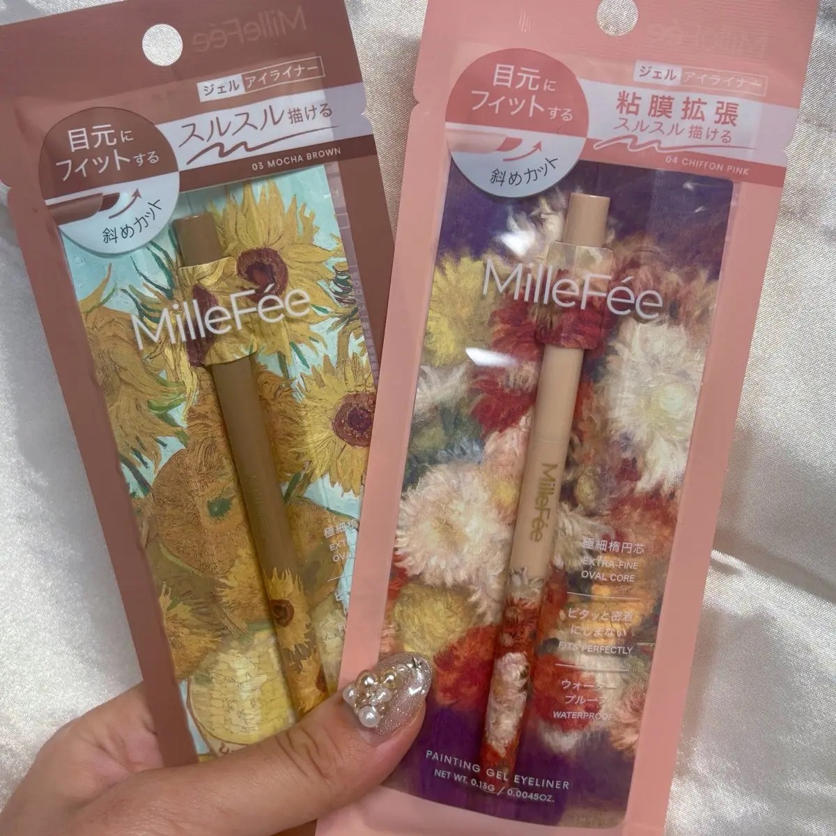 MilleFée 絵画ジェルアイライナーのクチコミ「MilleFéeの絵画ジェルアイライナー  、スルスル描きやすくて最高かも꒰*∘•·̫•∘*꒱.....」（1枚目）