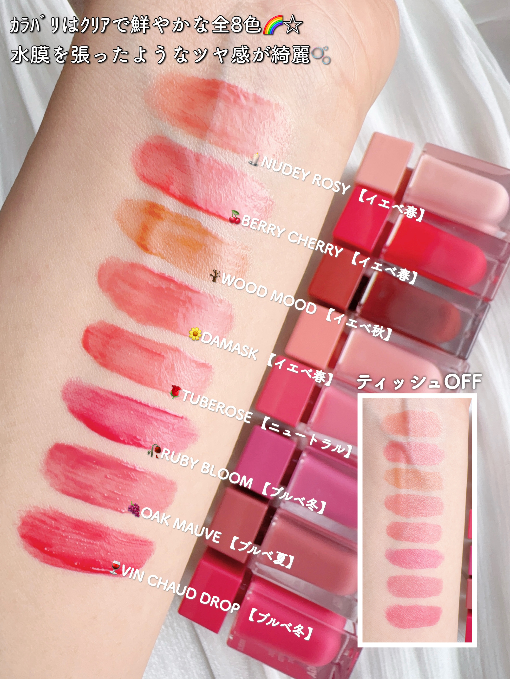 ウォーターダブルラスティングセンティッドティント/INGA/リップティントを使ったクチコミ（3枚目）