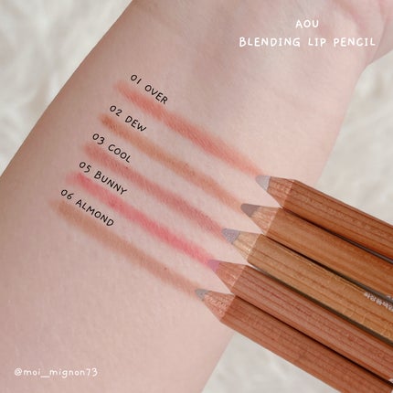 ブレンディング リップ ペンシル/AOU/リップライナーを使ったクチコミ(3枚目)