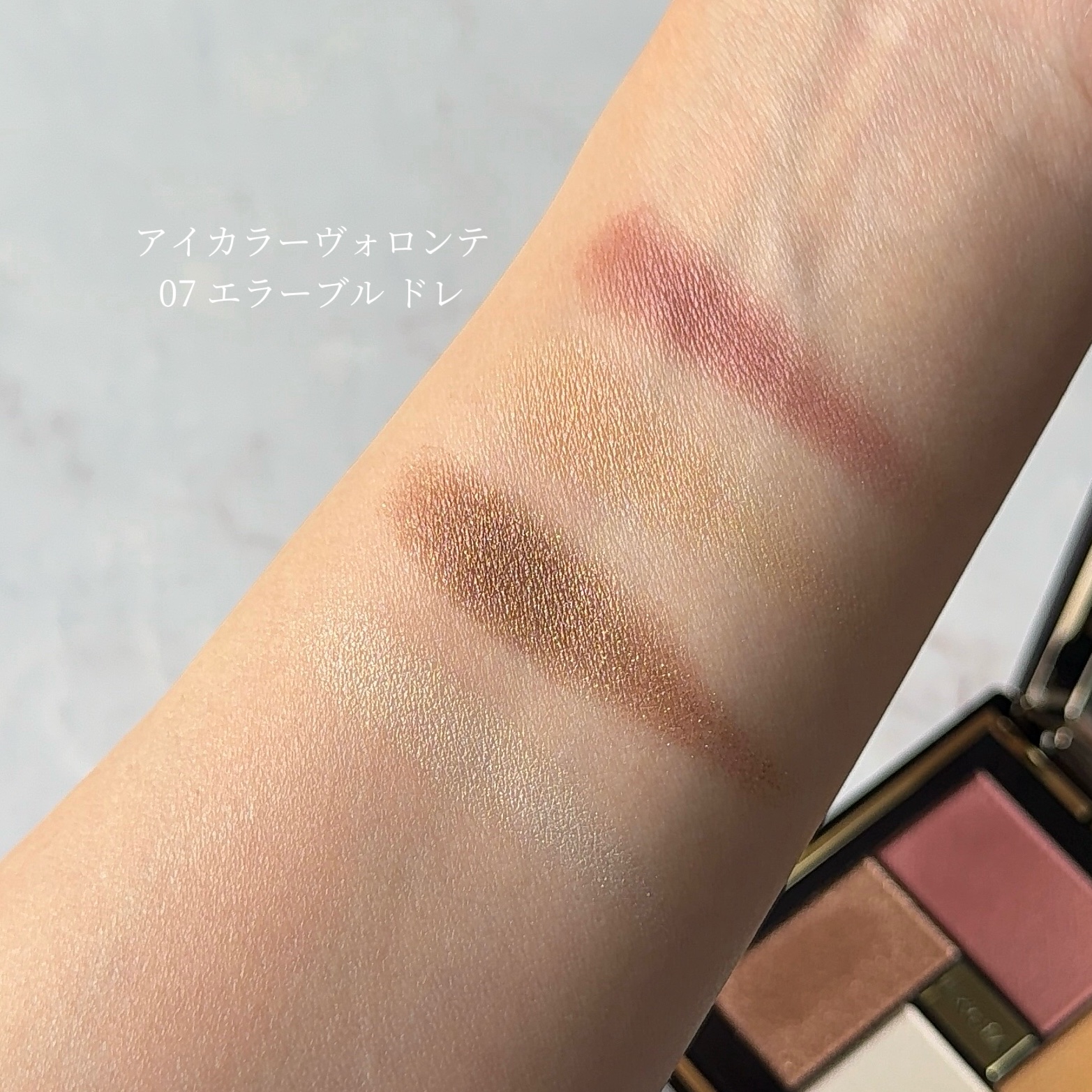 エクシア アイカラー ヴォロンテ/ALBION/アイシャドウパレットを使ったクチコミ（2枚目）