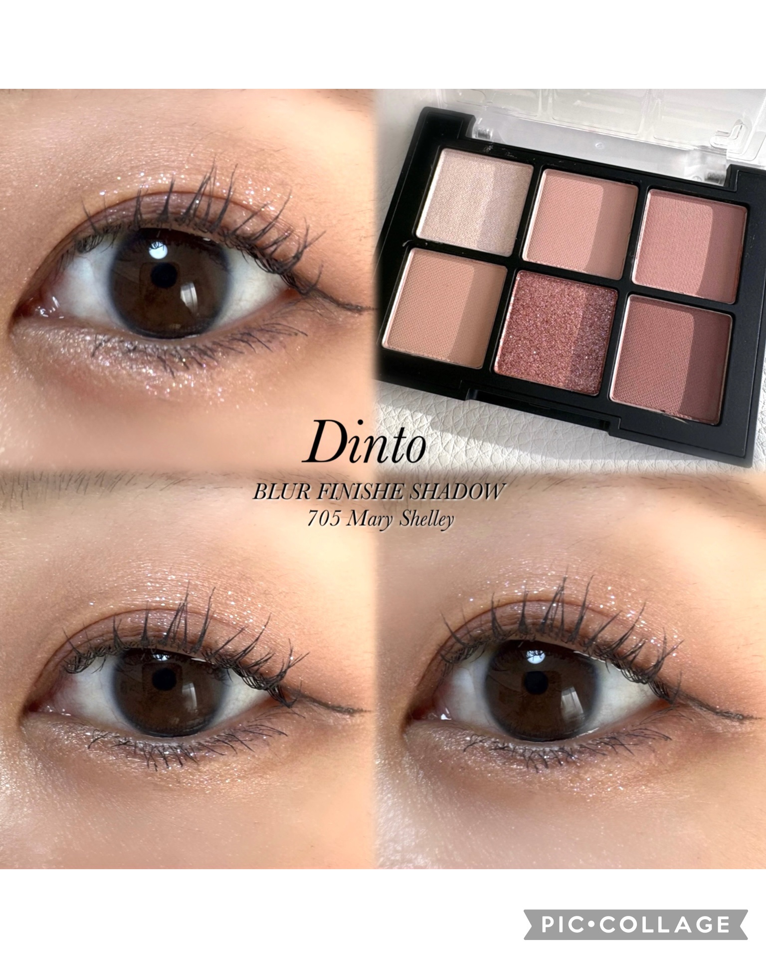 ブラーフィニシュシャドウパレット/Dinto/アイシャドウパレットを使ったクチコミ（1枚目）