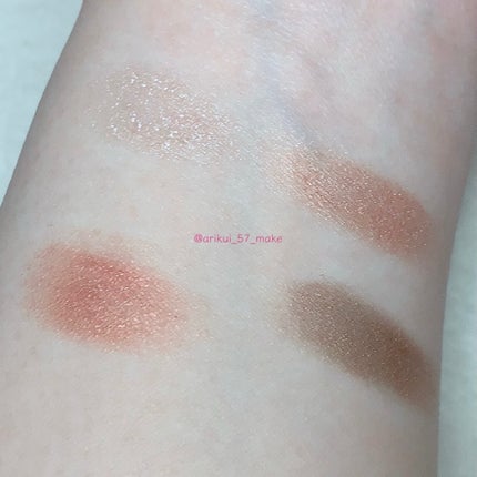 CHEER me COLOR アイシャドウ/セリア/アイシャドウパレットを使ったクチコミ(3枚目)