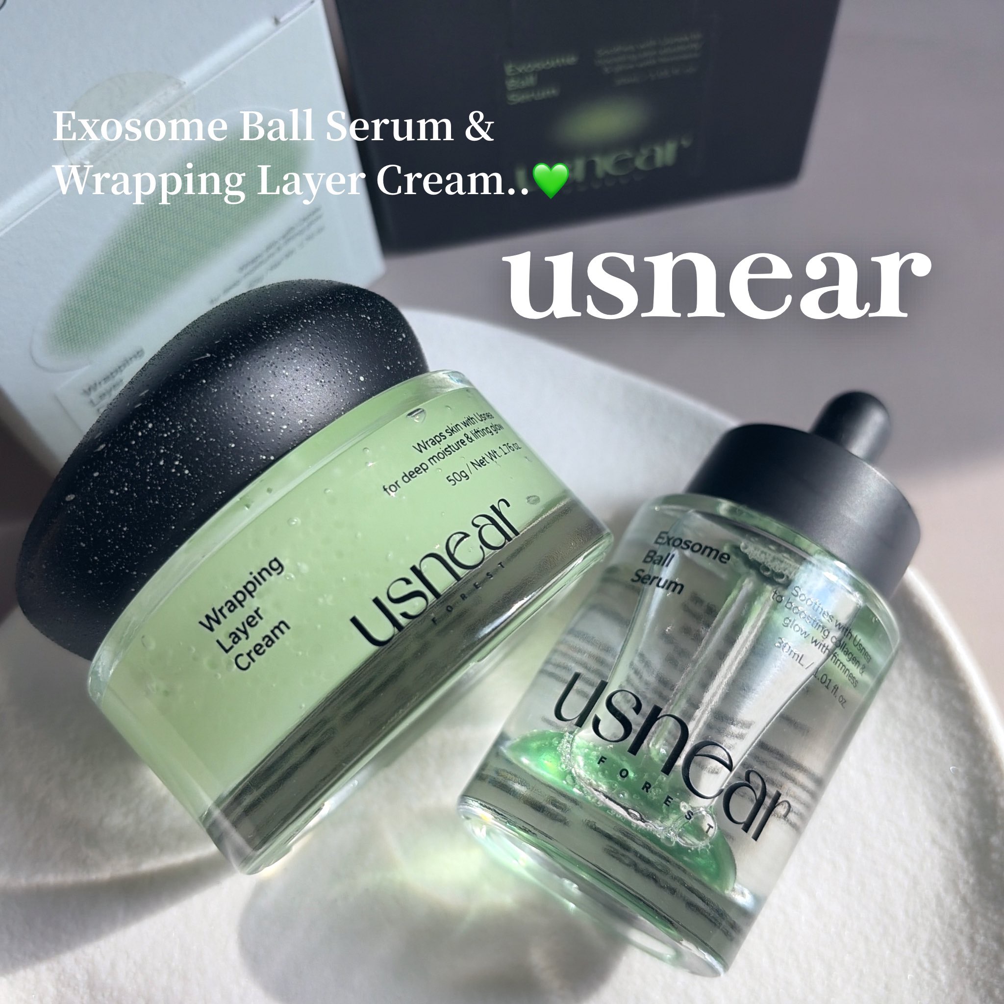 #PR #usnear

肌本来の働きサポート、
抗菌･解毒作用に優れた 
#ウスネア の自然由来成分配合🪄
#アスニア💚

肌なじみがよくしっとりと
キメも整うセラムの後に、
クリームで更にうるおいを
抱え込んでくれるから、
長時間保