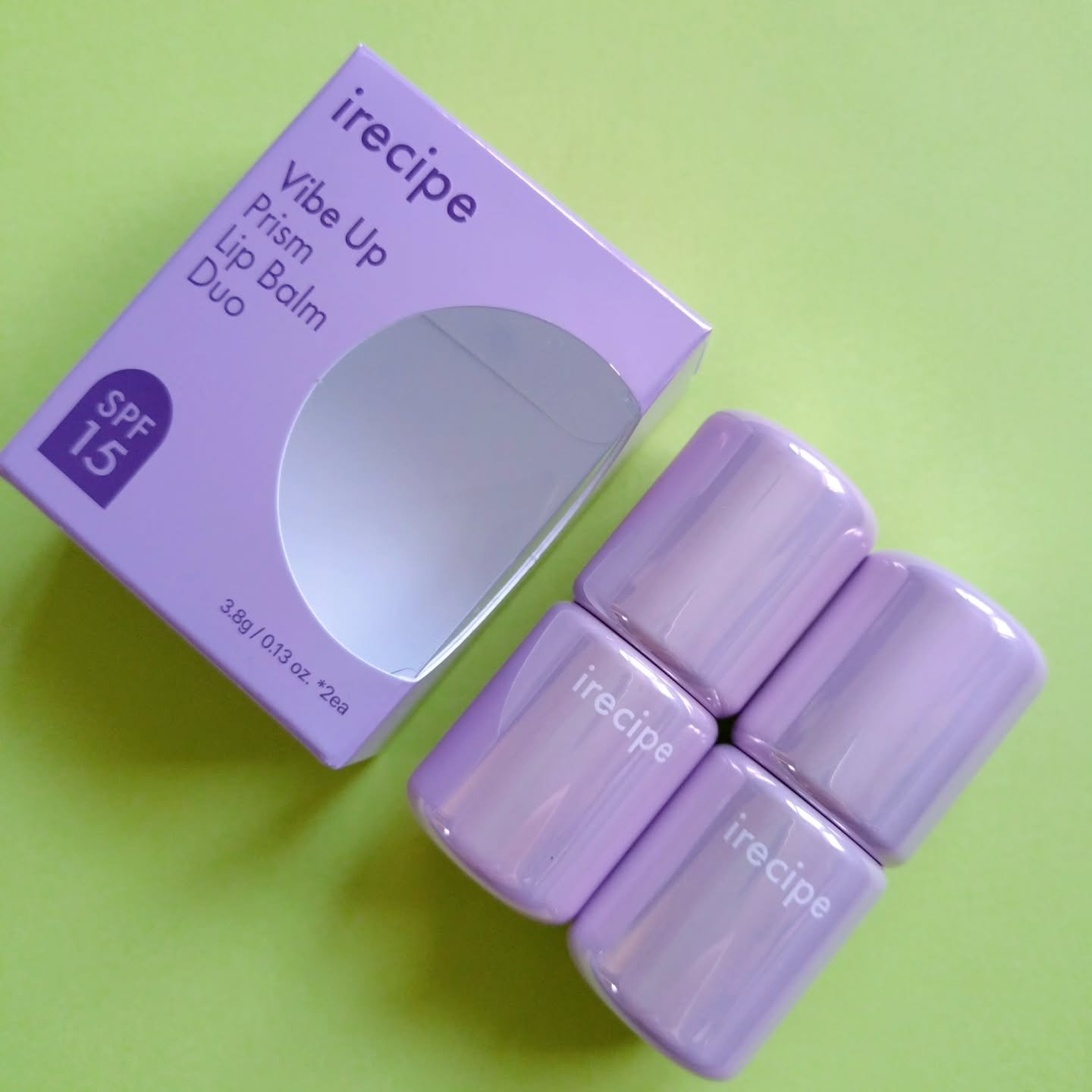 バイブアップライン リップバーム デュオセット/irecipe/メイクアップキットを使ったクチコミ（2枚目）