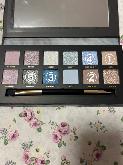 エクスプローラ12色 動物アイシャドウパレット/PERFECT DIARY/アイシャドウパレットを使ったクチコミ(4枚目)