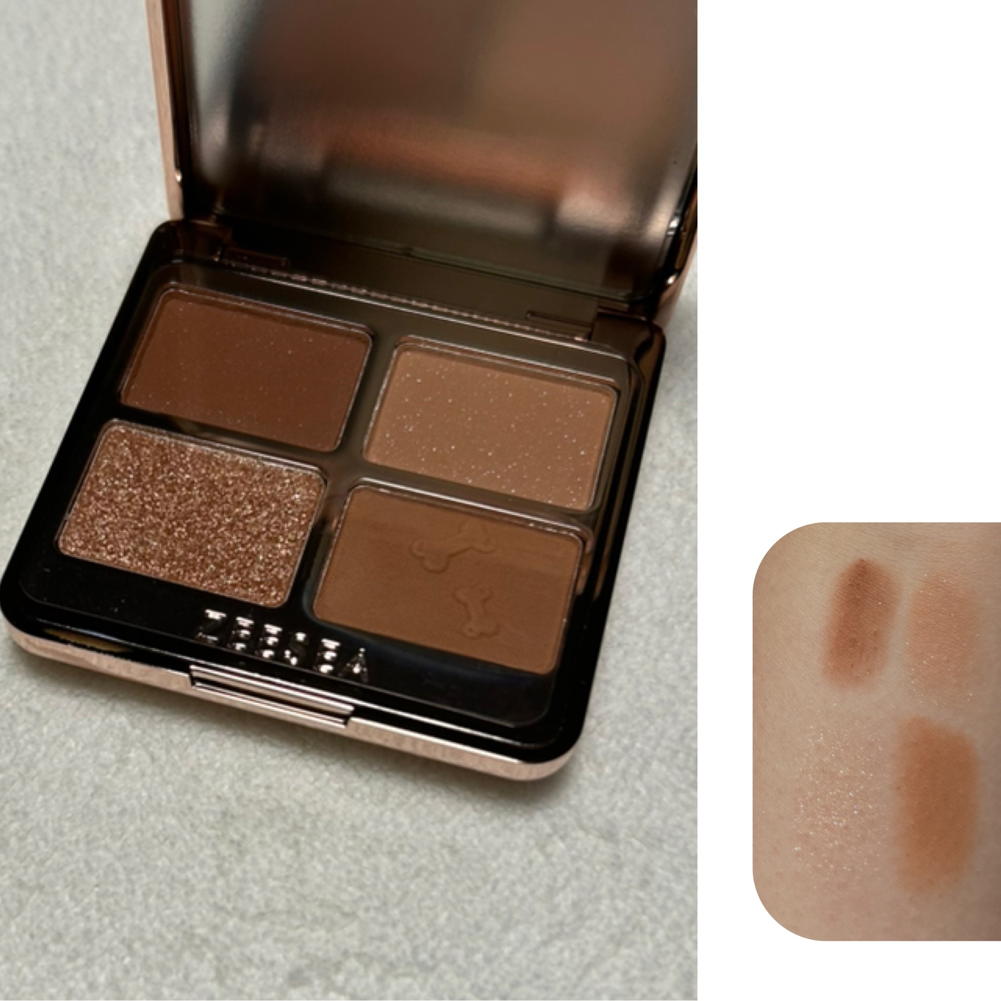 アニマルアイシャドウ(4シェード)/ZEESEA/アイシャドウパレットを使ったクチコミ（2枚目）