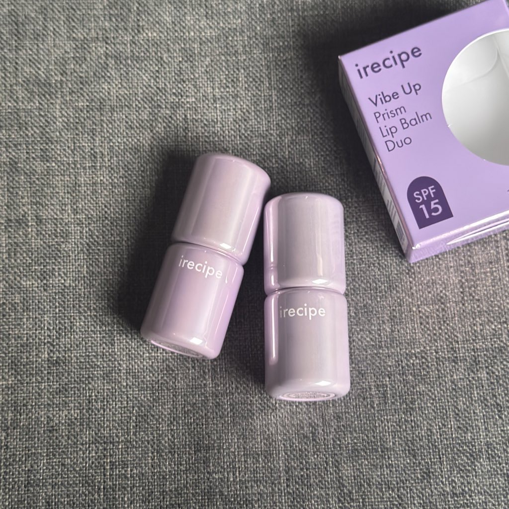バイブアップライン リップバーム デュオセット/irecipe/メイクアップキットを使ったクチコミ（1枚目）
