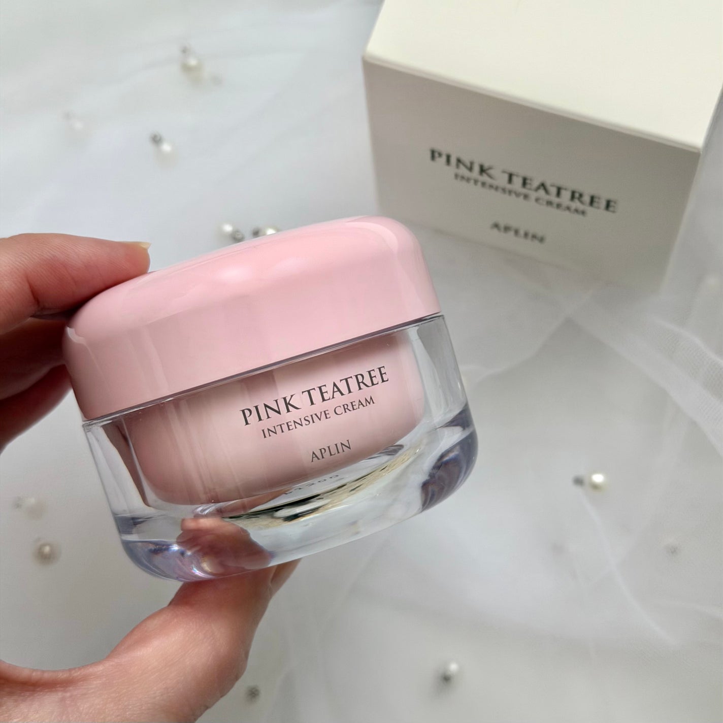 ピンクティーツリークリーム/APLIN/フェイスクリームを使ったクチコミ(4枚目)