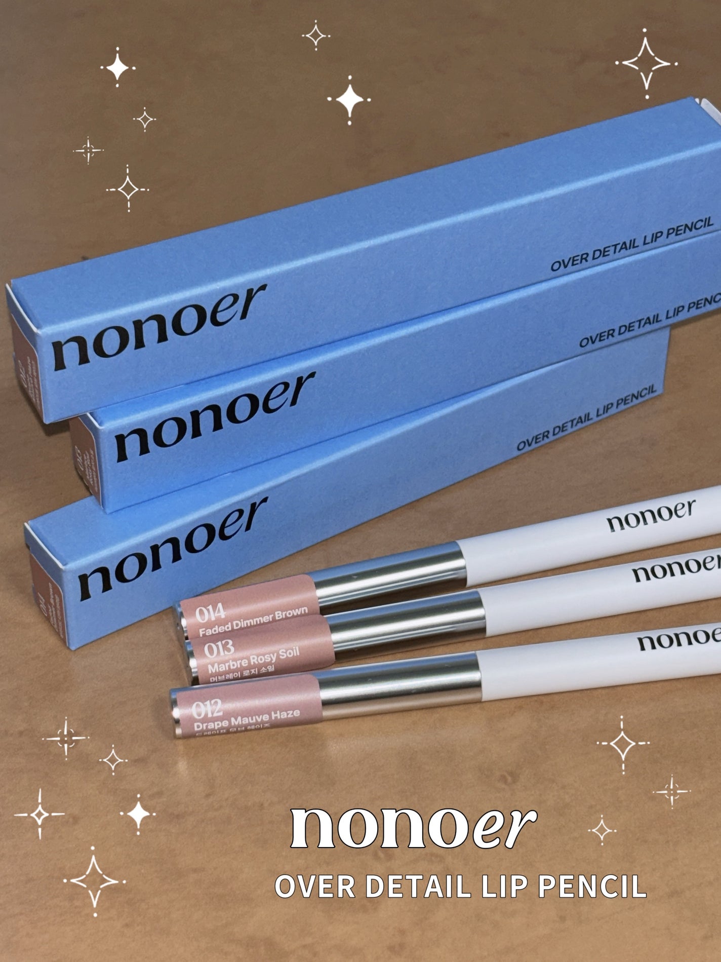 オーバーディテールリップペンシル/nonoer/リップライナーを使ったクチコミ(1枚目)