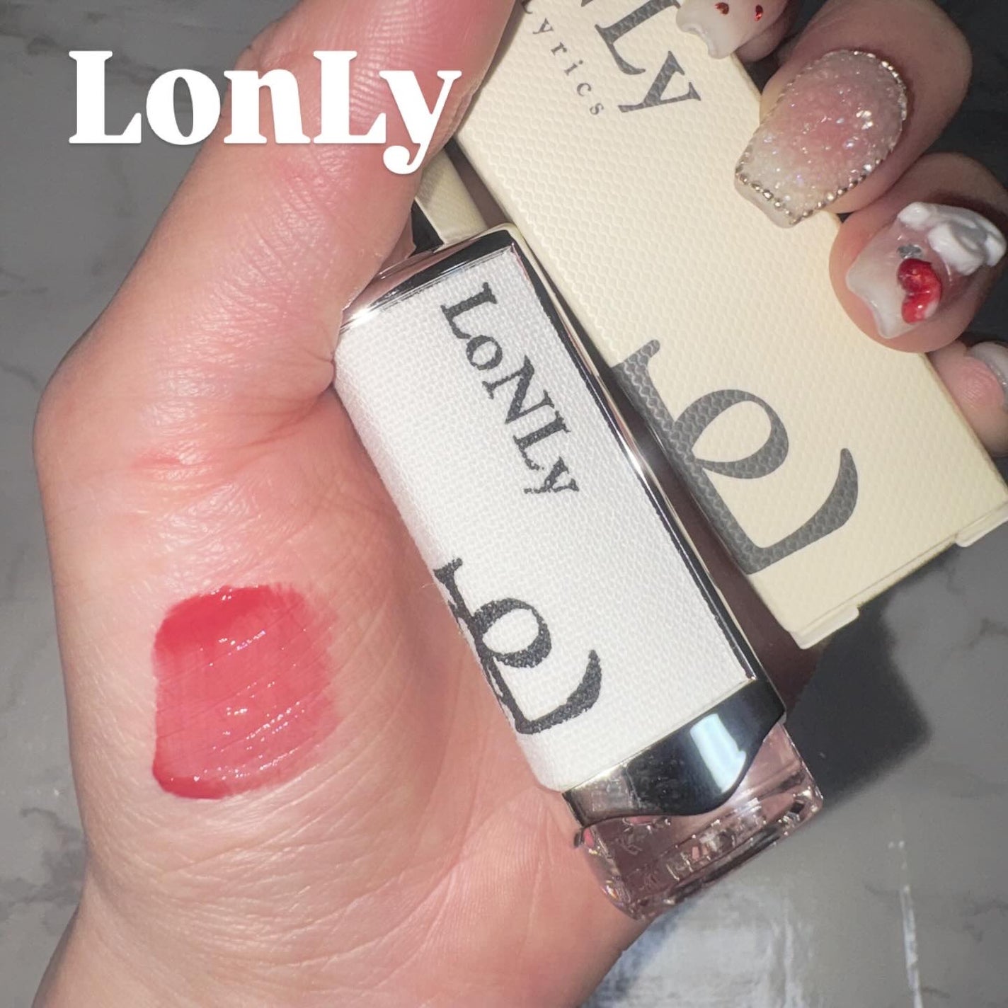 キャンドルライトジュレティント/LoNLy /リップティントを使ったクチコミ(1枚目)